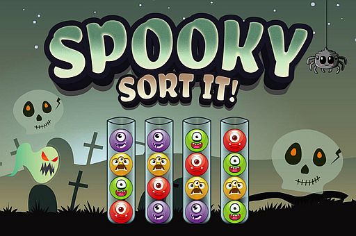 Spooky Sort It play online no ADS