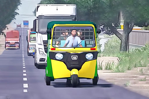 Modern Tuk Tuk Rickshaw Game play online no ADS