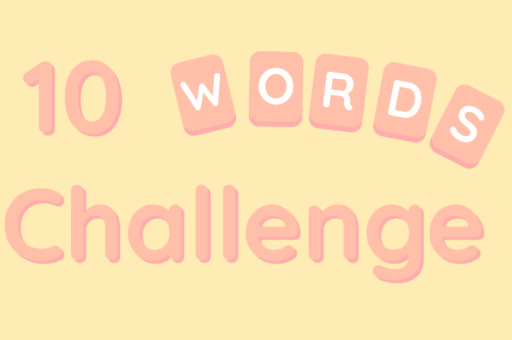 10 Words Challenge play online no ADS