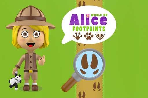 World of Alice   Footprints play online no ADS