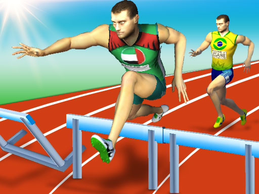 Hurdles Heroes Online Sports Games on NaptechGames.com