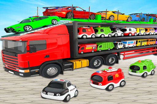 Crazy Car Transport Truck Game Car Transport Trans | Play Now Online ...