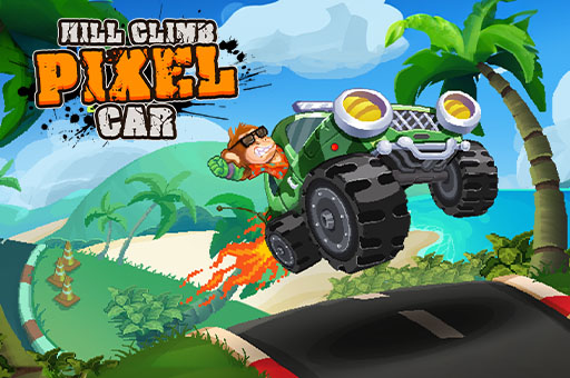 Hill Climb Pixel Car play online no ADS