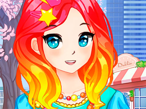 Anime Kawaii School Girls Dress Up Online Hypercasual Games on NaptechGames.com