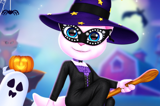 Cat Girl Halloween Preparation play online no ADS