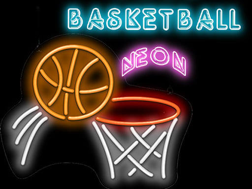 Swipe Basketball Neon Online Sports Games on NaptechGames.com