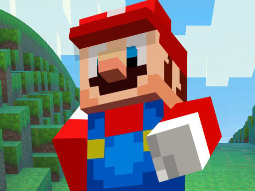 Play Super Mario MineCraft Runner Online