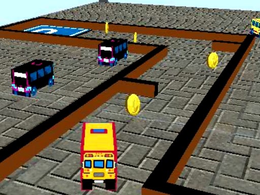 Школьный автобус 3D Парковка