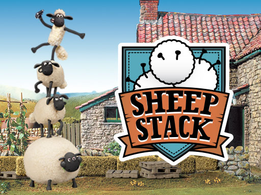 SHAUN THE SHEEP SHEEP STACK Online Sports Games on NaptechGames.com
