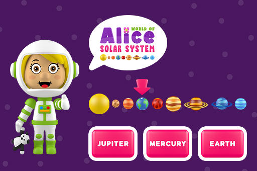 World of Alice   Solar System play online no ADS