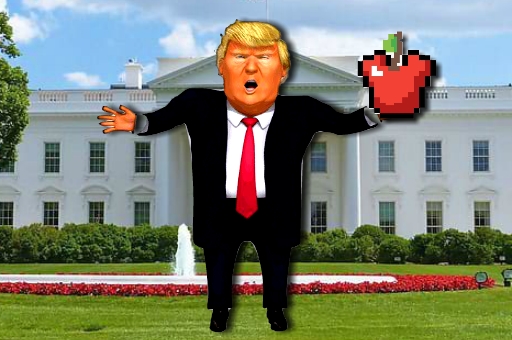 Trump Apple Shooter play online no ADS