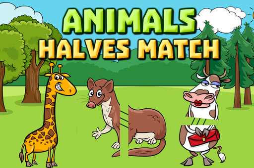 Animals Halves Match play online no ADS