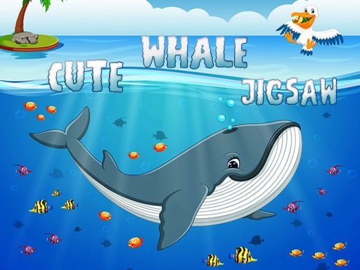 Play Cute Whale Jigsaw Online