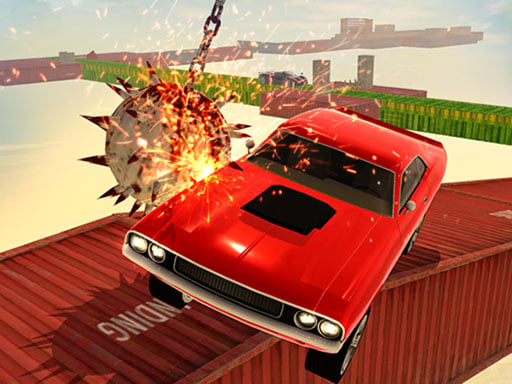Impossible Classic Stunt Car Online Racing Games on NaptechGames.com