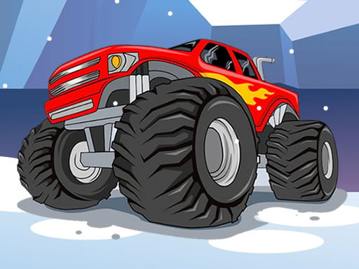 Monster Truck Wheels Winter Online Racing Games on NaptechGames.com