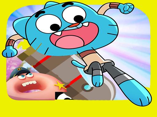 The Amazing World of Gumball falp flap Game online Online Racing Games on NaptechGames.com
