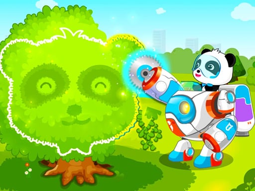 Little Panda Green Guard Online Girls Games on NaptechGames.com