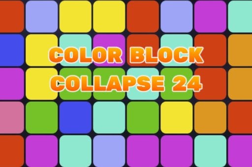 Color Blocks Collapse 24 play online no ADS