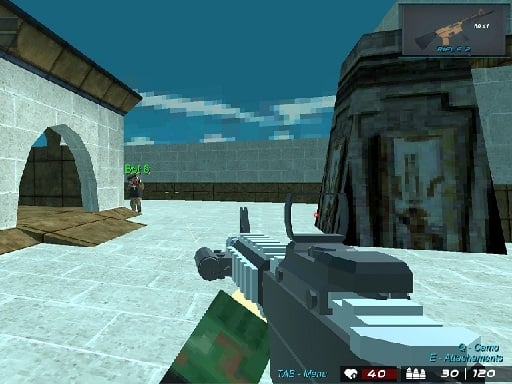 Play Blocky Shooting Arena 3D Pixel Combat Online