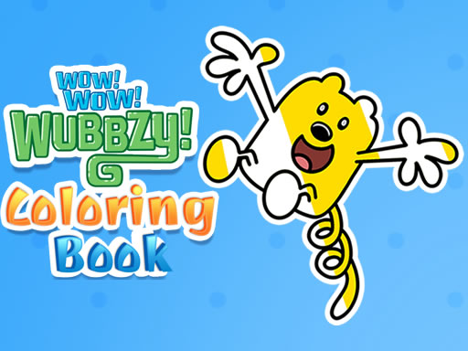 Wow Wow Wubbzy Coloring Book Online Boys Games on taptohit.com