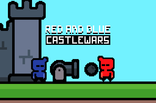 Red and Blue Castlewars play online no ADS