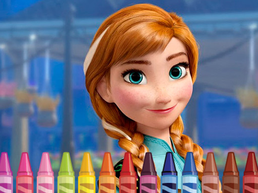 Play Anna Frozen Coloring
