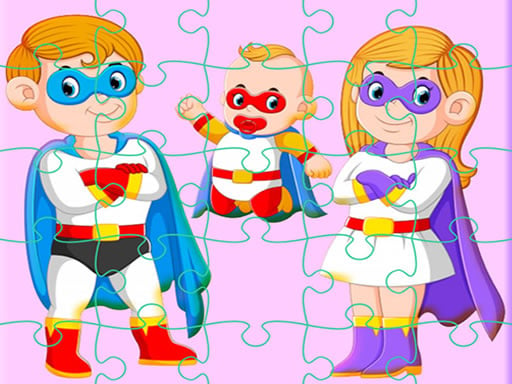 Play Super Hero Family Jigsaw Online