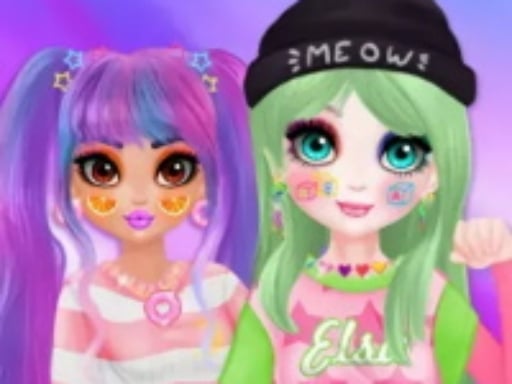 Princess E-Girl vs Soft Girl - Makeover Game Online Girls Games on NaptechGames.com