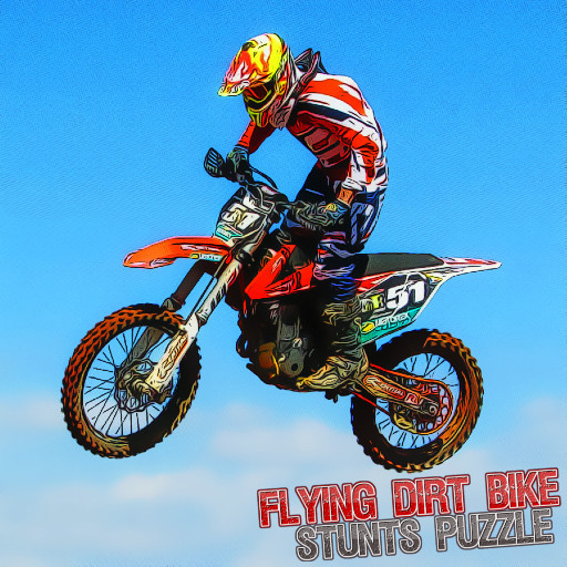 Flying Dirt Bike Stunts Puzzle