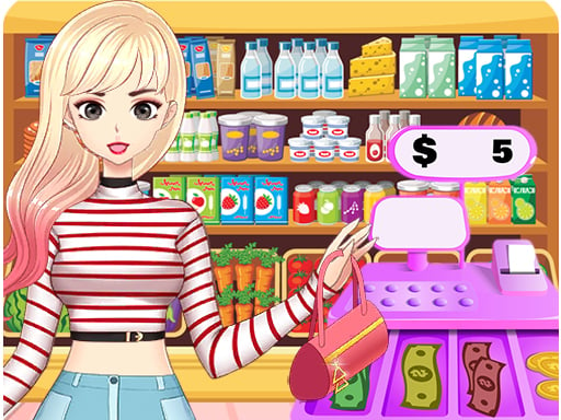 Play Supermarket Store Girl