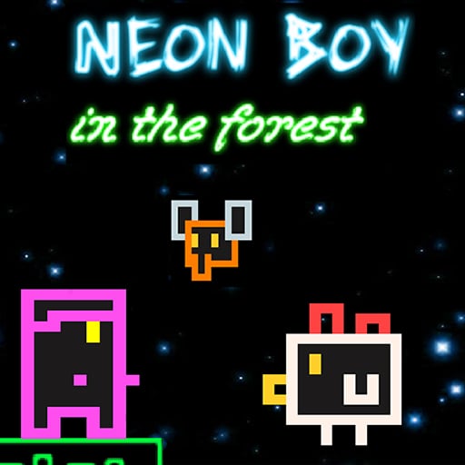 Neon Boy -in the forest