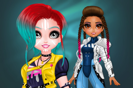 Cyberpunk Hairstyle 2200 | Play Now Online for Free