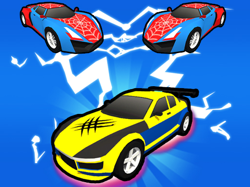 Superhero Car Merge Master Online Puzzle Games on NaptechGames.com