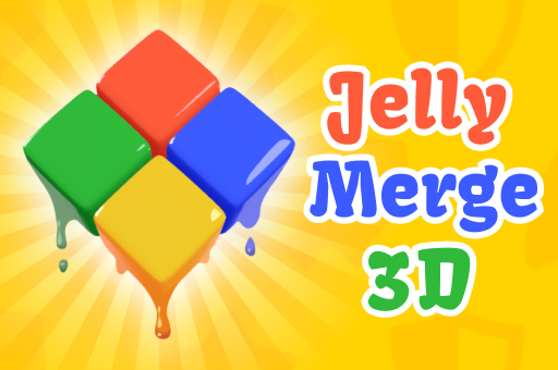 Jelly merge 3D play online no ADS