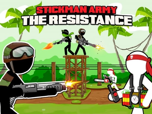 Stickman Army : Resistance Online Action Games on NaptechGames.com