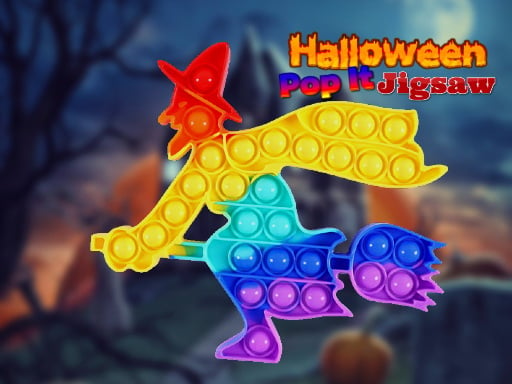 Хэллоуин Pop It Jigsaw