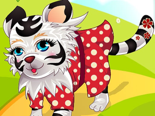 Little Tiger Dress Up Online Girls Games on NaptechGames.com