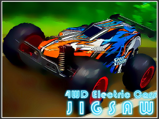 Play 4WD Electric Cars Jigsaw