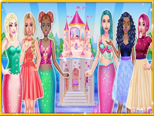 Princess &amp; Mermaid Doll House Decorating Online Hypercasual Games on NaptechGames.com