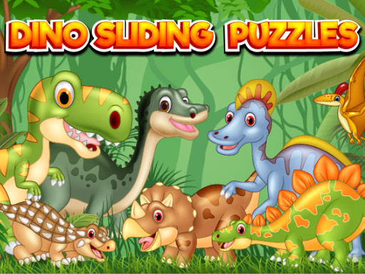 Play Dino Sliding Puzzles