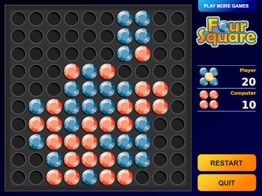 Four Square II Online Multiplayer Games on taptohit.com