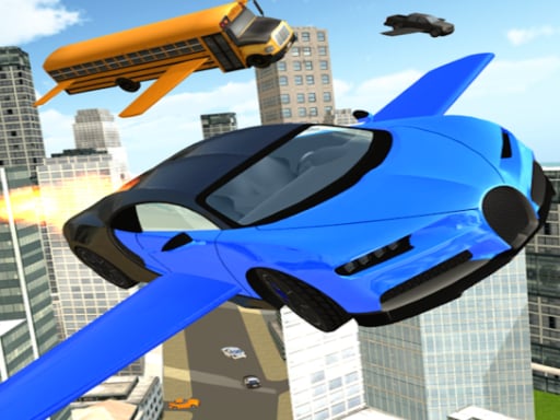 ULTIMATE FLYING CAR 2 Online Racing Games on NaptechGames.com