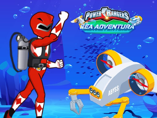Play Save Power Rangers From Ocean Zombies - Pin Pull