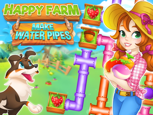 Happy farm : make water pipes - Puzzles