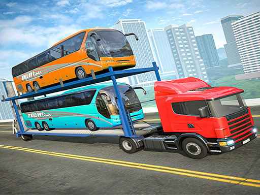 Городской автобус Транспорт Грузовик Бесплатные Транспортные Игры