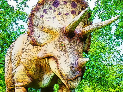 Play Giant Triceratops Puzzle