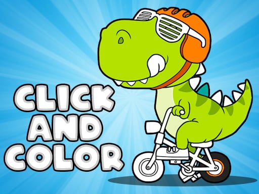 Click And Color Dinosaurs Online Hypercasual Games on NaptechGames.com