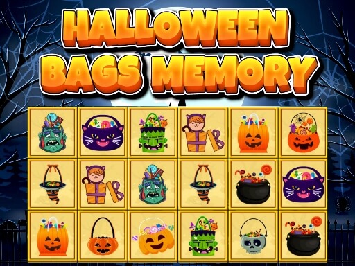 Play Halloween Bags Memory