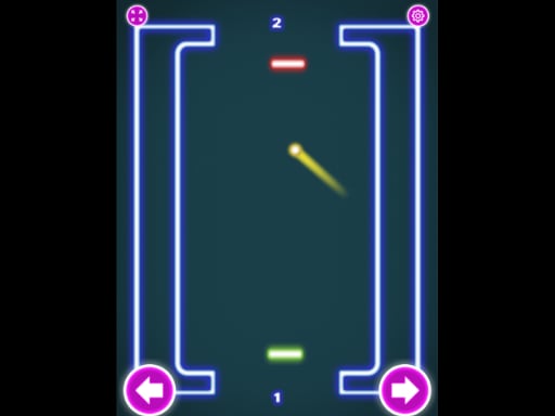 Pong Neon Online Sports Games on taptohit.com