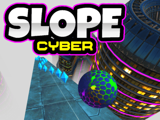 Slope Cyber Online Arcade Games on NaptechGames.com